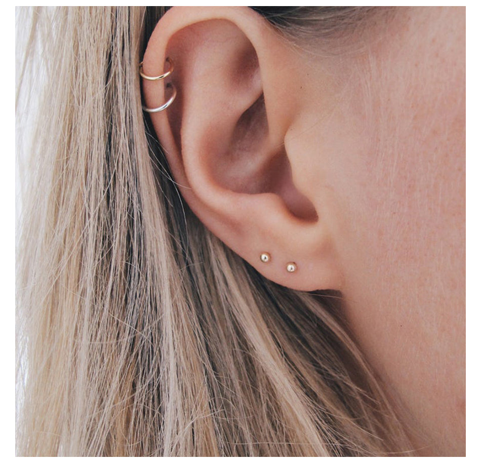 Earring-Simple Dots