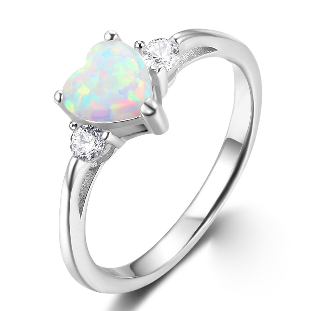 Ring- Opal Heart
