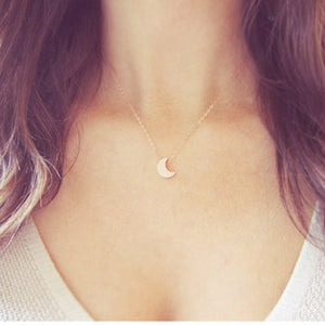 Necklace- Single Moon