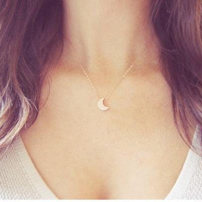 Necklace- Single Moon
