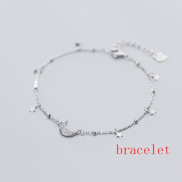Bracelet/ Anklet- Moon& Star
