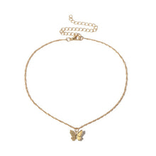 Load image into Gallery viewer, Necklace- Choker Butterfly