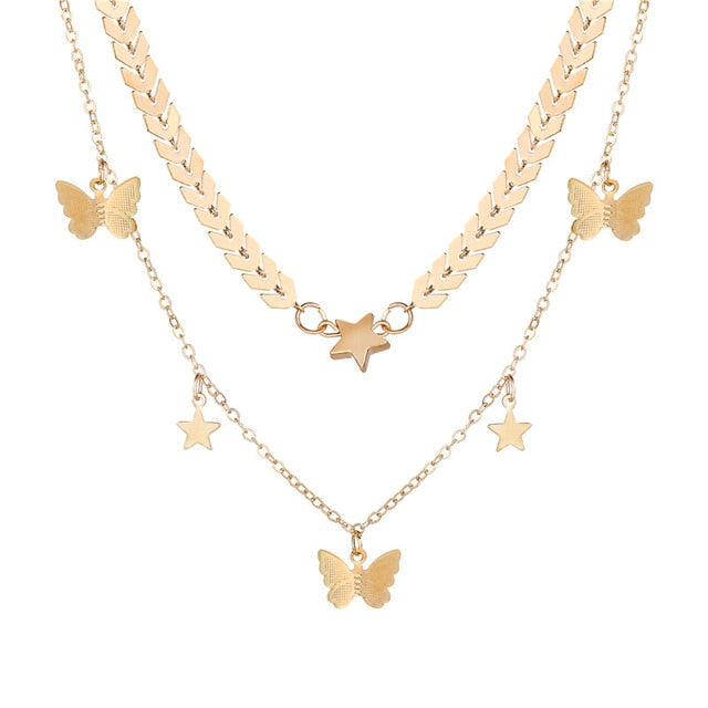 Necklace- Butterfly Star
