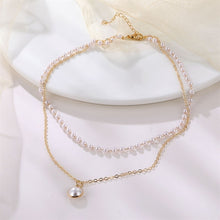 Load image into Gallery viewer, Necklace- Pearl Love