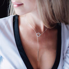 Load image into Gallery viewer, Necklace - Charming Hoop