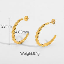 Load image into Gallery viewer, Earring - Golden Wire Day 18K Gold Plated